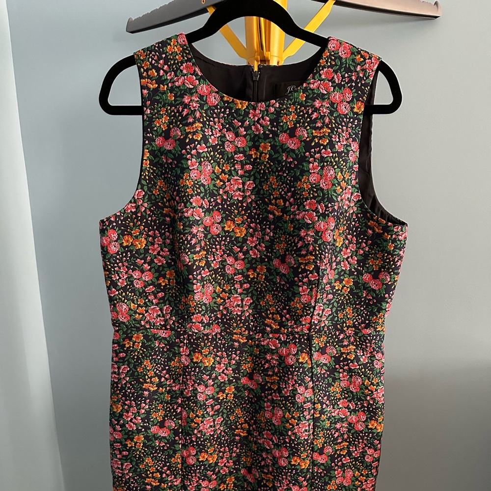 J Crew, knee length, embroidered dress - Picture 1 of 4